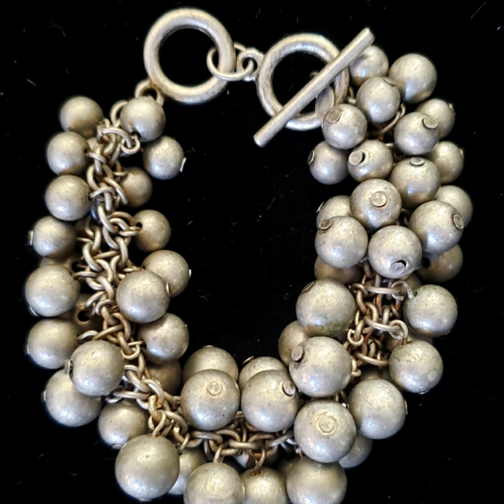 Premier Designs Jewelry. Silver Bracelet. Like New.